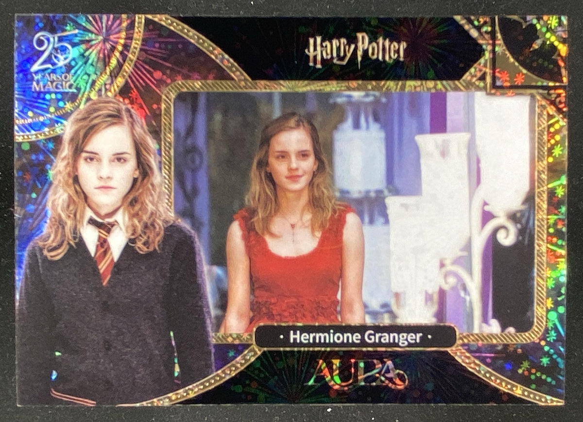 2026 Kakawow Aura Harry Potter 25th Anniversary Hermione Granger trading card