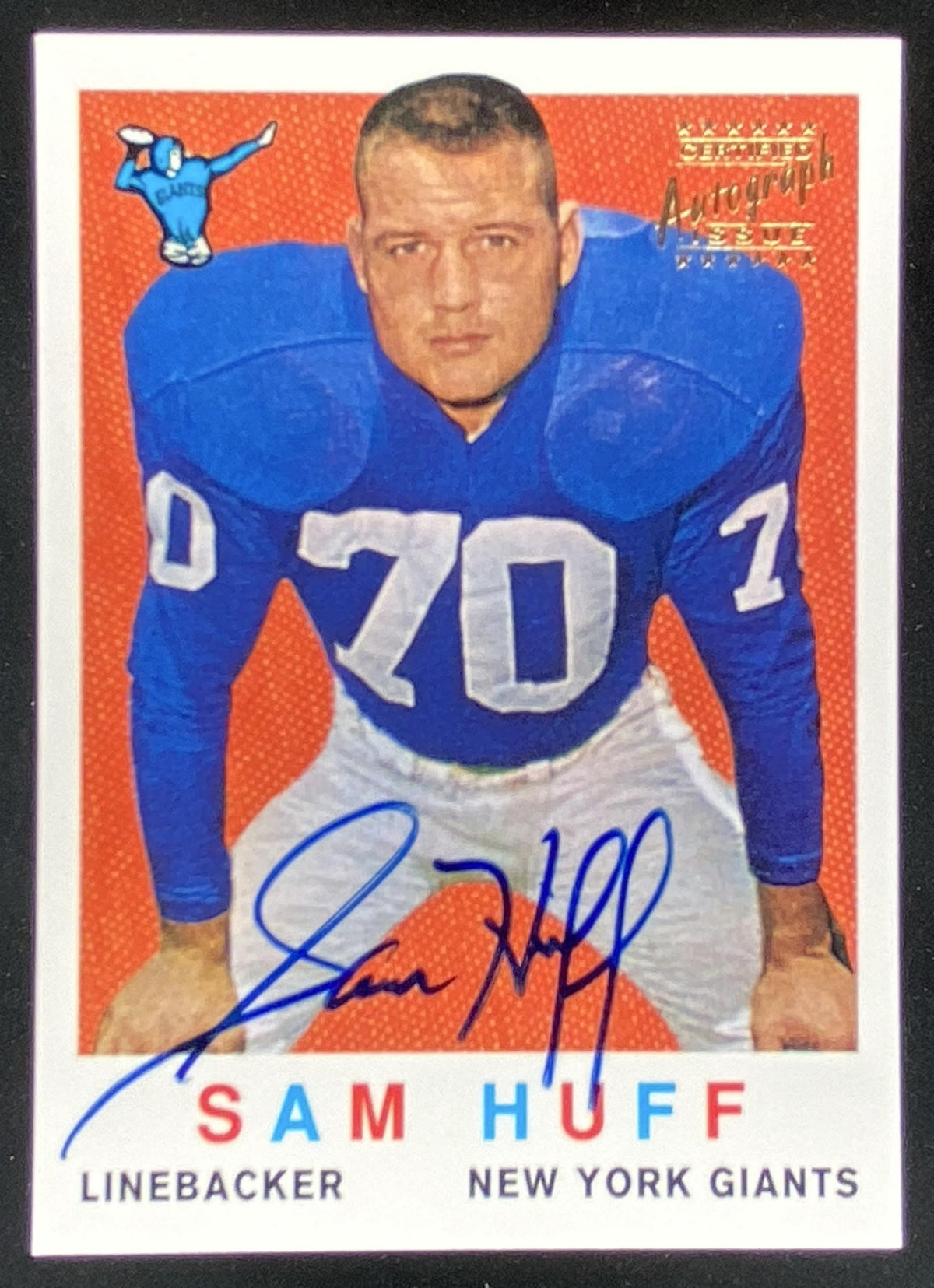 1997 Topps Stars Sam Huff #51 trading card
