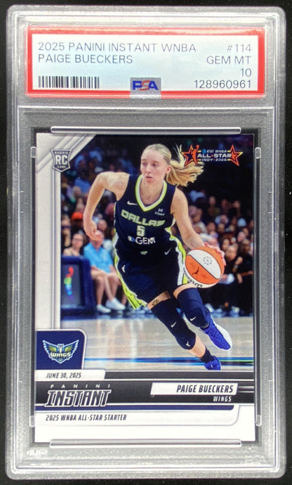 2025 Panini Instant WNBA Paige Bueckers #114 trading card