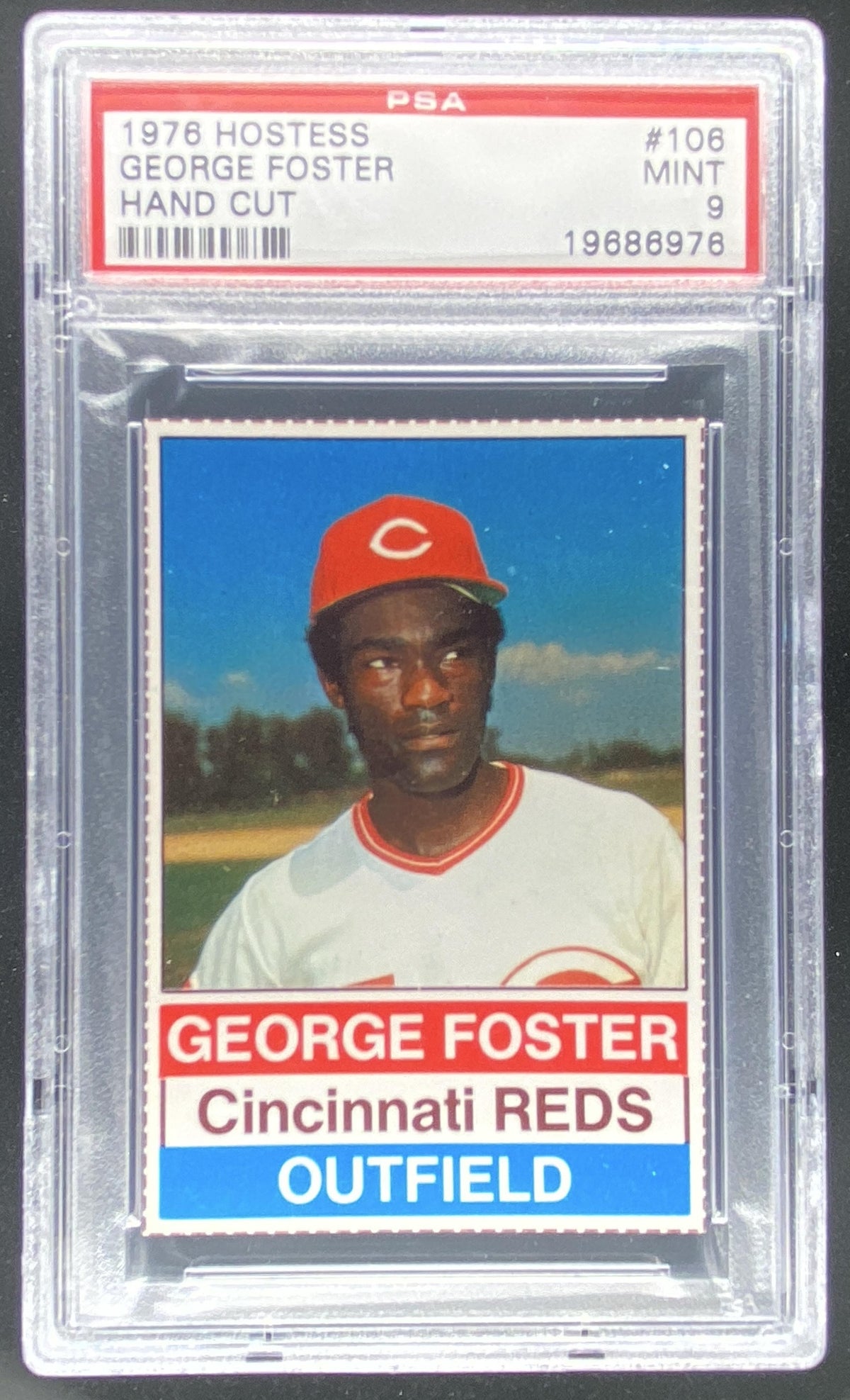 1976 Hostess George Foster #106 graded PSA 9 trading card