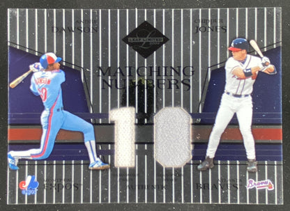 2004 Leaf Limited Andre Dawson / Chipper Jones trading card