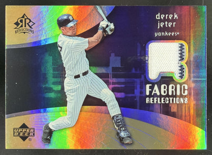2005 Upper Deck Reflections Fabric Reflections Derek Jeter Jersey