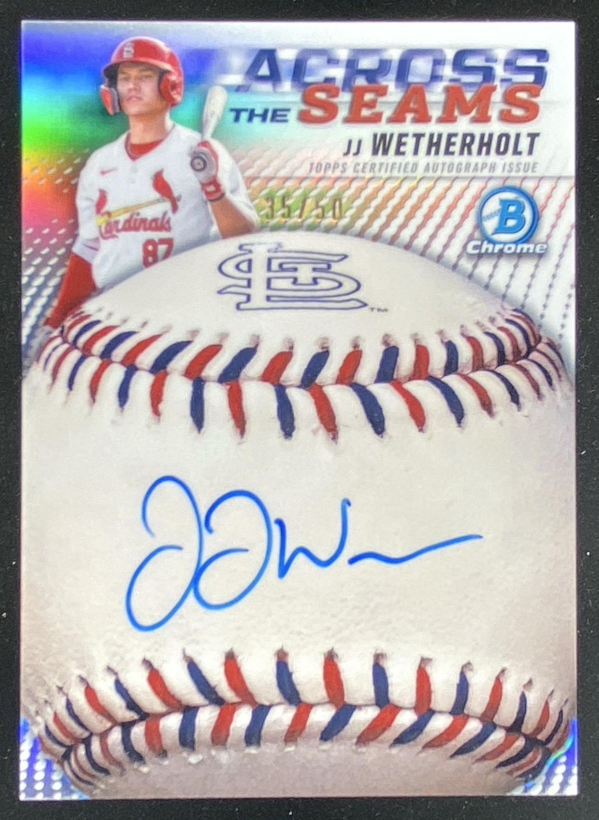 2026 Bowman Chrome JJ Wetherholt trading card
