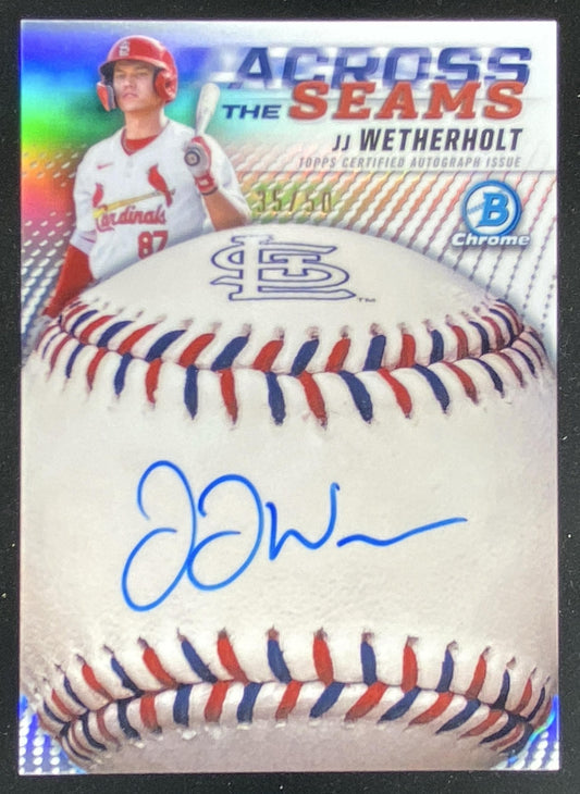 2026 Bowman Chrome JJ Wetherholt trading card
