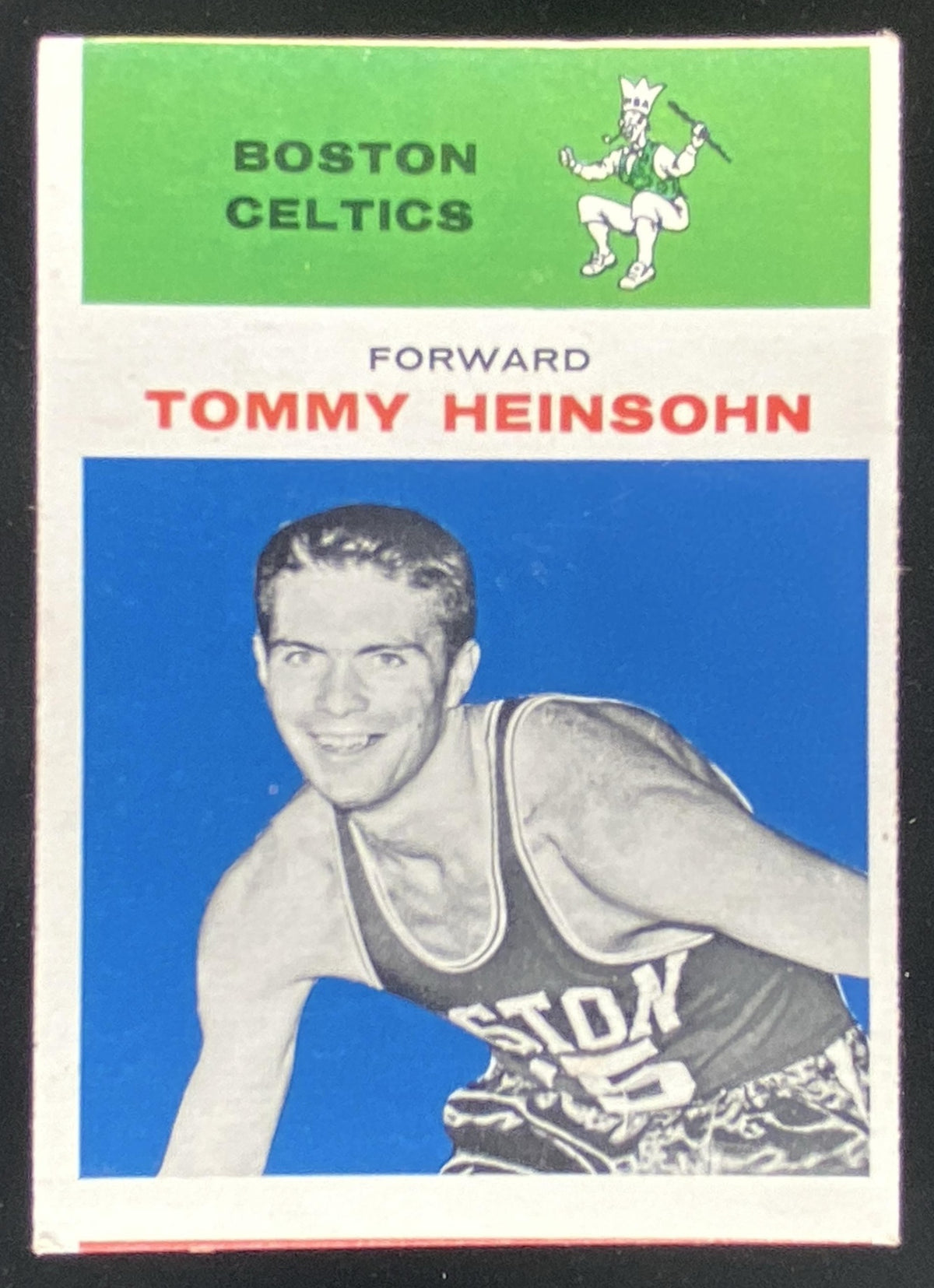 1961 Fleer Tommy Heinsohn #19 trading card