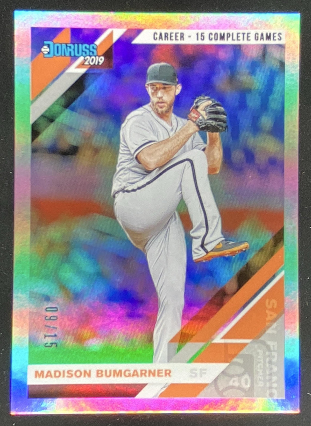 2019 Panini Donruss Optic Madison Bumgarner trading card