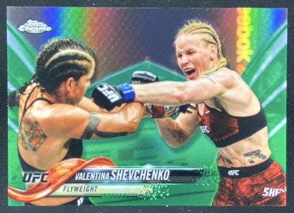 2018 Topps Chrome UFC Valentina Shevchenko trading card
