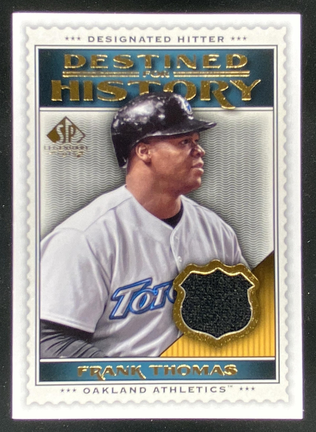 2009 SP Legendary Cuts Frank Thomas #DHM-FT trading card