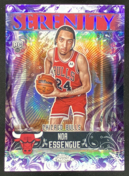 2025 Topps Chrome Noa Essengue trading card