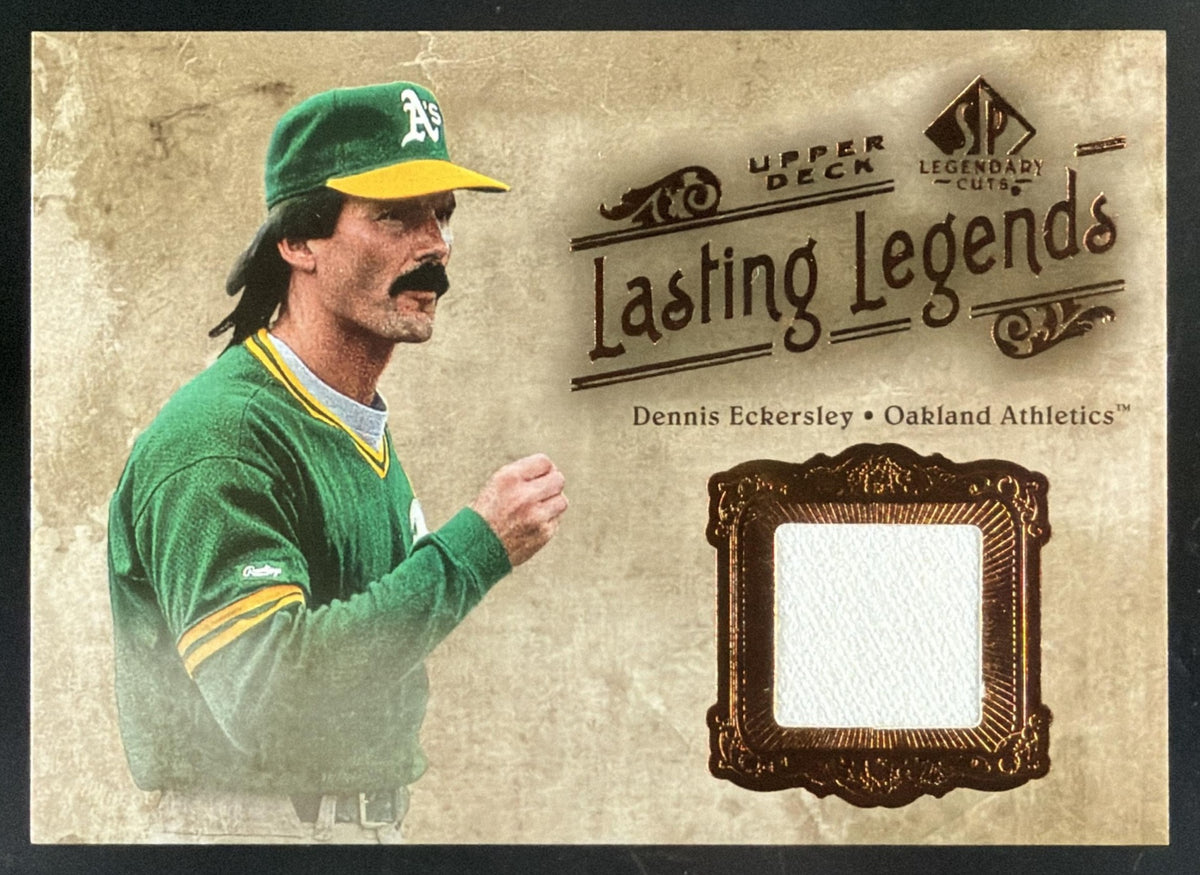 2005 SP Legendary Cuts Lasting Legends Dennis Eckersley trading card