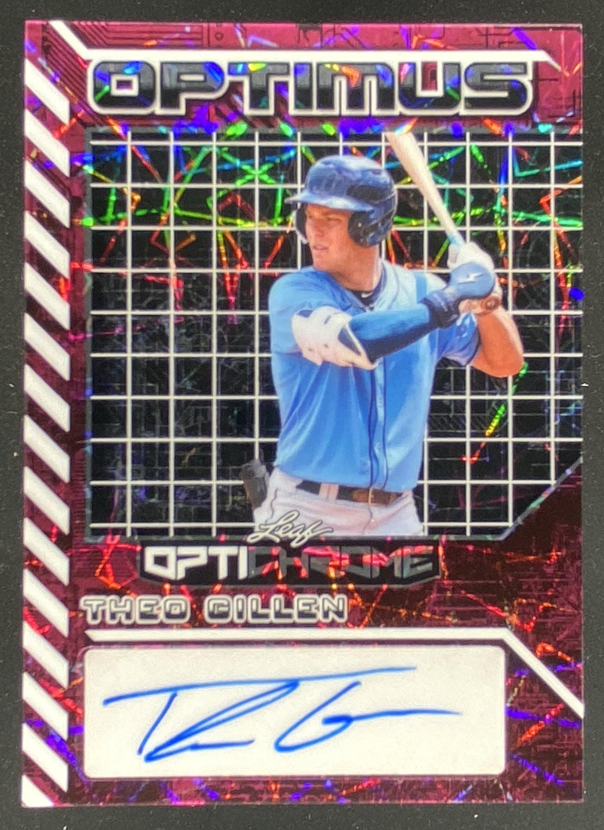 2025 Leaf Optichrome Theo Gillen #OA-TG1 trading card