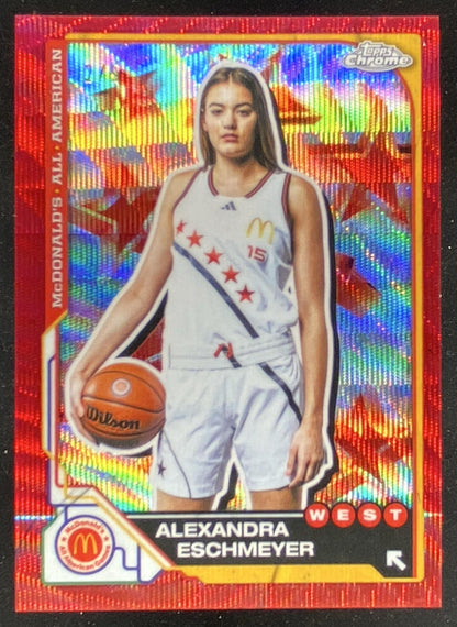 2025 Topps Chrome McDonald's All-American Alexandra Eschmeyer #30 trading card