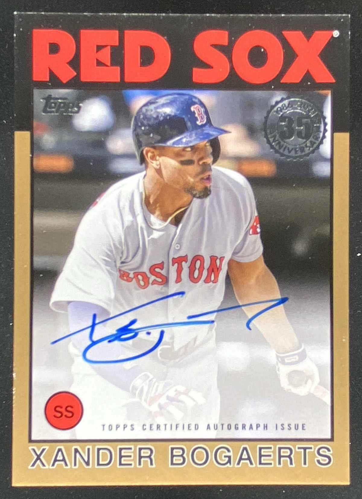 2021 Topps Xander Bogaerts #86A-XB trading card