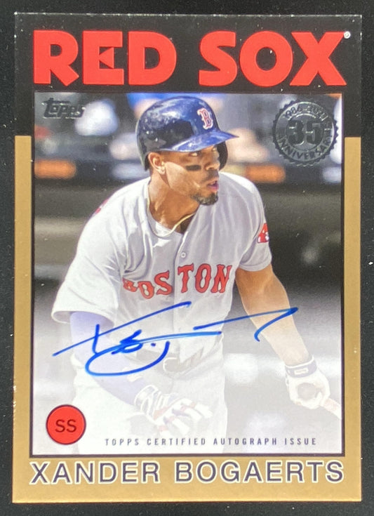 2021 Topps Xander Bogaerts #86A-XB trading card