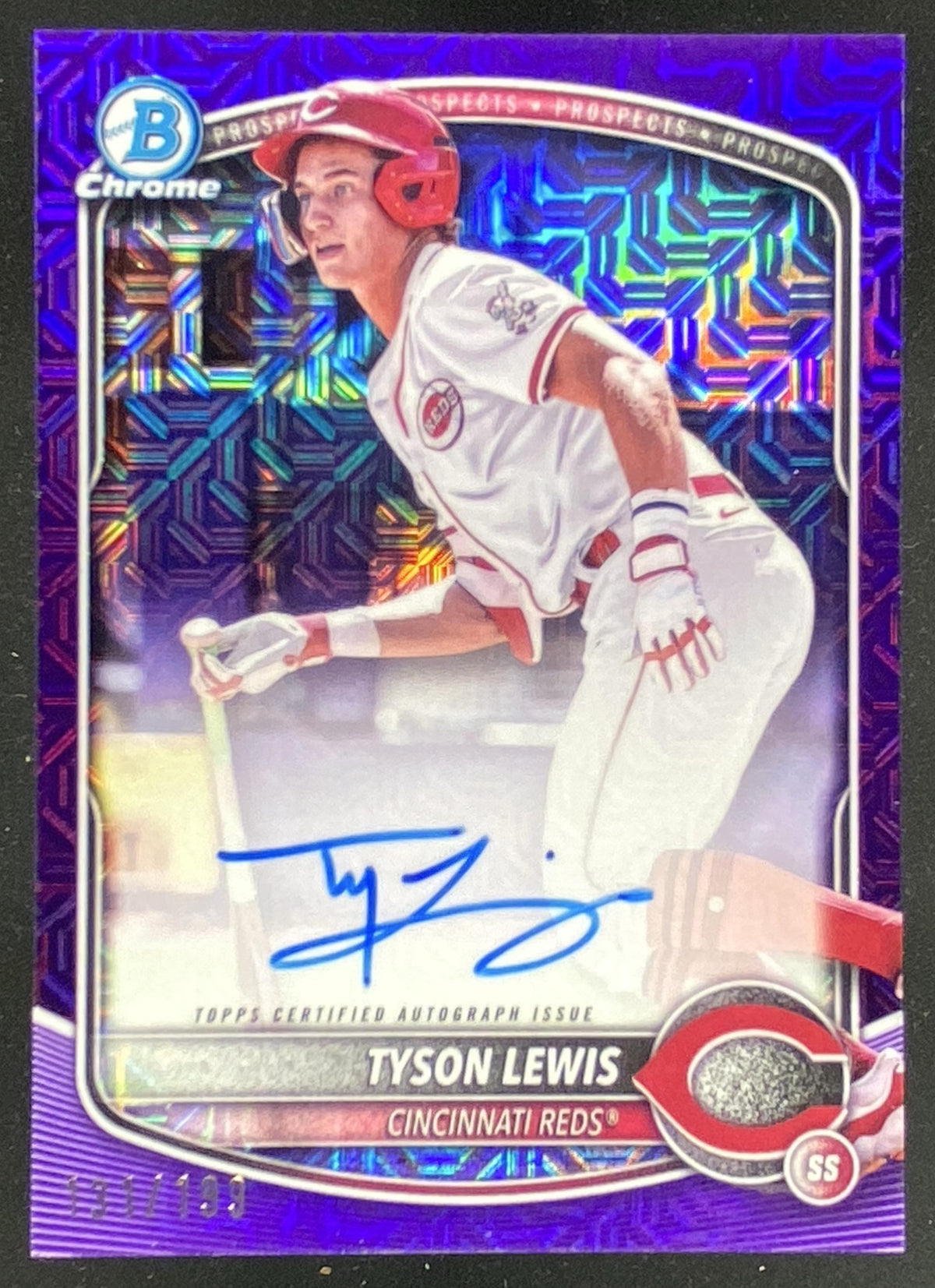 2025 Bowman Tyson Lewis #BMA-TLE trading card
