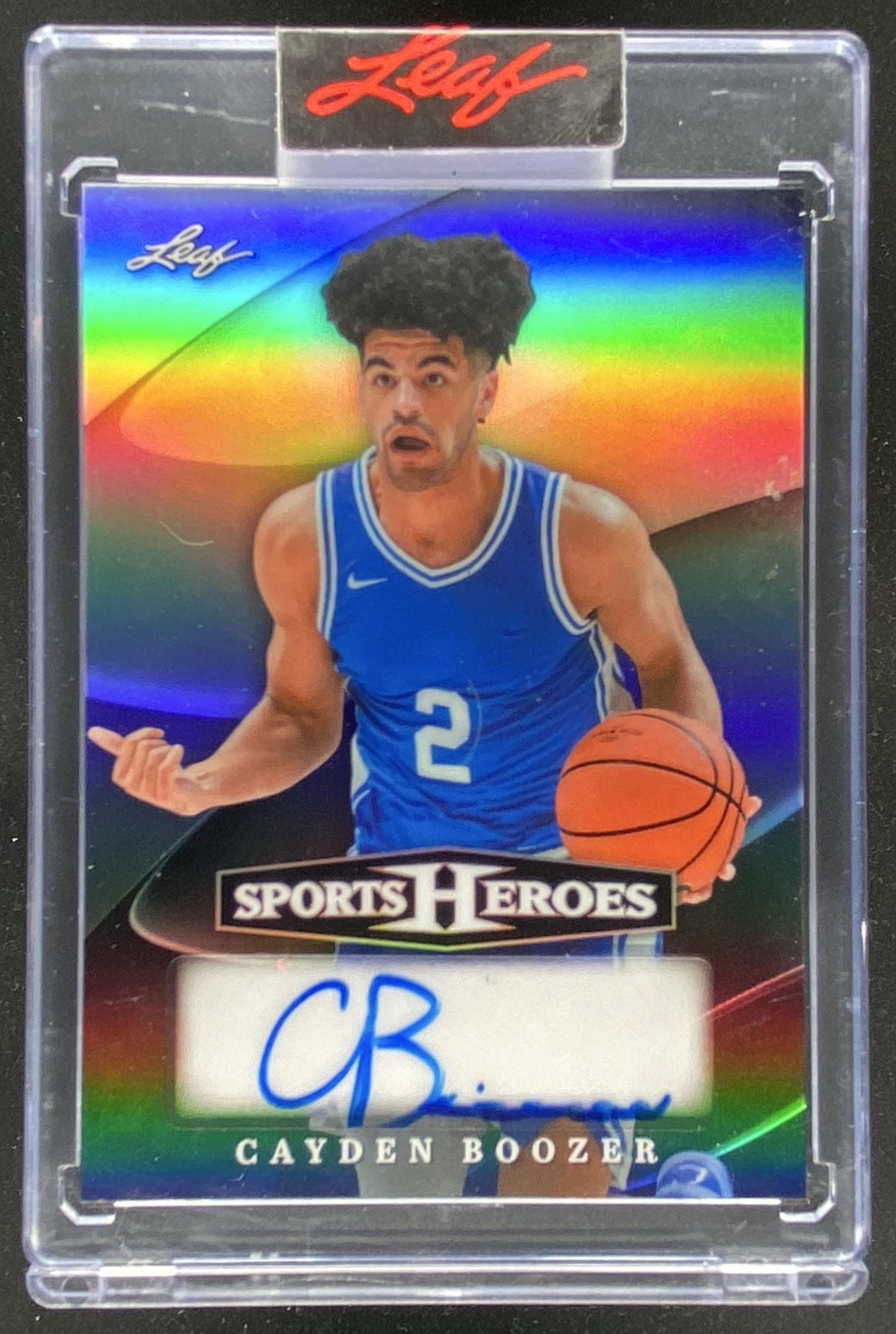 2026 Leaf Sports Heroes Cayden Boozer trading card