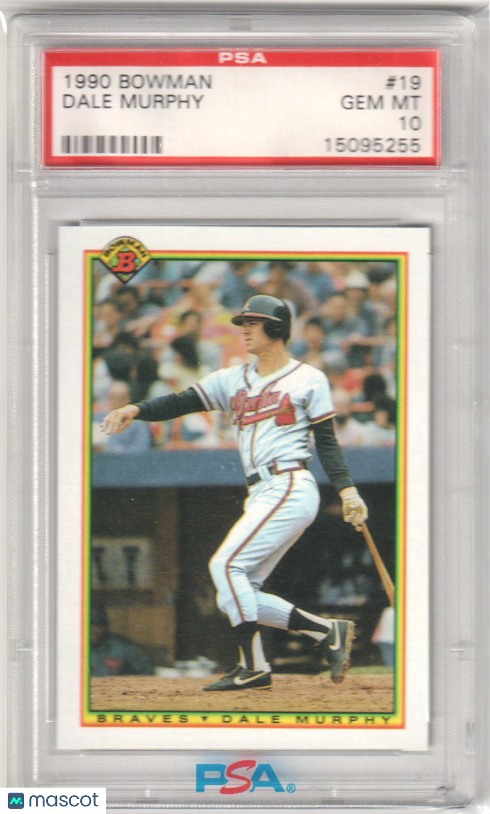DALE MURPHY 1990 Bowman #19 PSA 10 GEM MINT - BRAVES