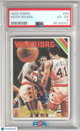 KEITH WILKES 1975-76 Topps #50 PSA 4 VG-EX - WARRIORS