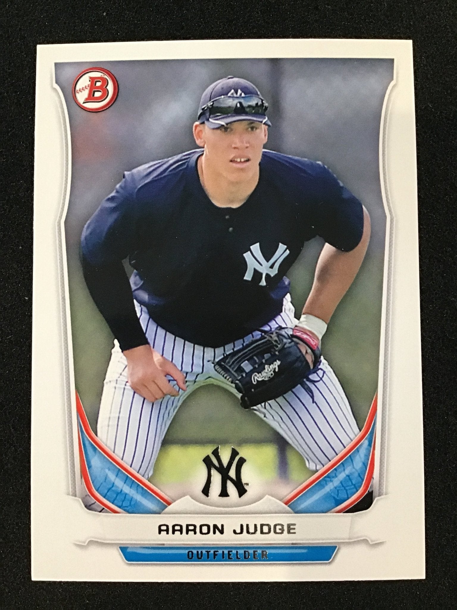 Aaron Judge 2014 Bowman Draft Top Prospects TP - 39 New York Yankees - Columbia Hobby - Sports Card Boxes - Toploaders - Card Savers