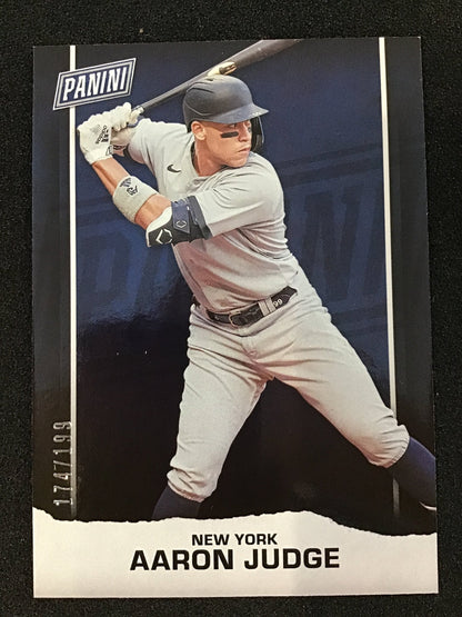 Aaron Judge 2021 Panini Father's Day /199 #BB14 New York Yankees - Columbia Hobby - Sports Card Boxes - Toploaders - Card Savers