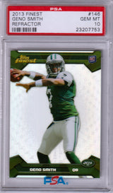 GENO SMITH 2013 Topps Finest Rookie RC Refractor #146 PSA 10 GEM MINT SEAHAWKS