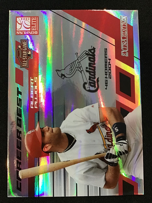 Albert Pujols 2004 Donruss Elite Extra Edition All - Stars /500 SP Cardinals - Columbia Hobby - Sports Card Boxes - Toploaders - Card Savers