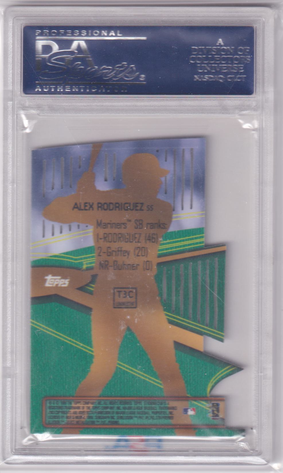 ALEX RODRIGUEZ 1999 Stadium Club Triumvirate Luminescent #T3C PSA 10 GEM - Columbia Hobby - Sports Card Boxes - Toploaders - Card Savers