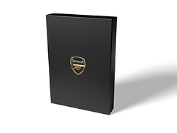 Arsenal Futera Unique 2024/25 Soccer Display Box - Columbia Hobby - Sports Card Boxes - Toploaders - Card Savers