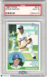 STEVE GARVEY 1983 Topps #610 PSA 9 MINT - DODGERS