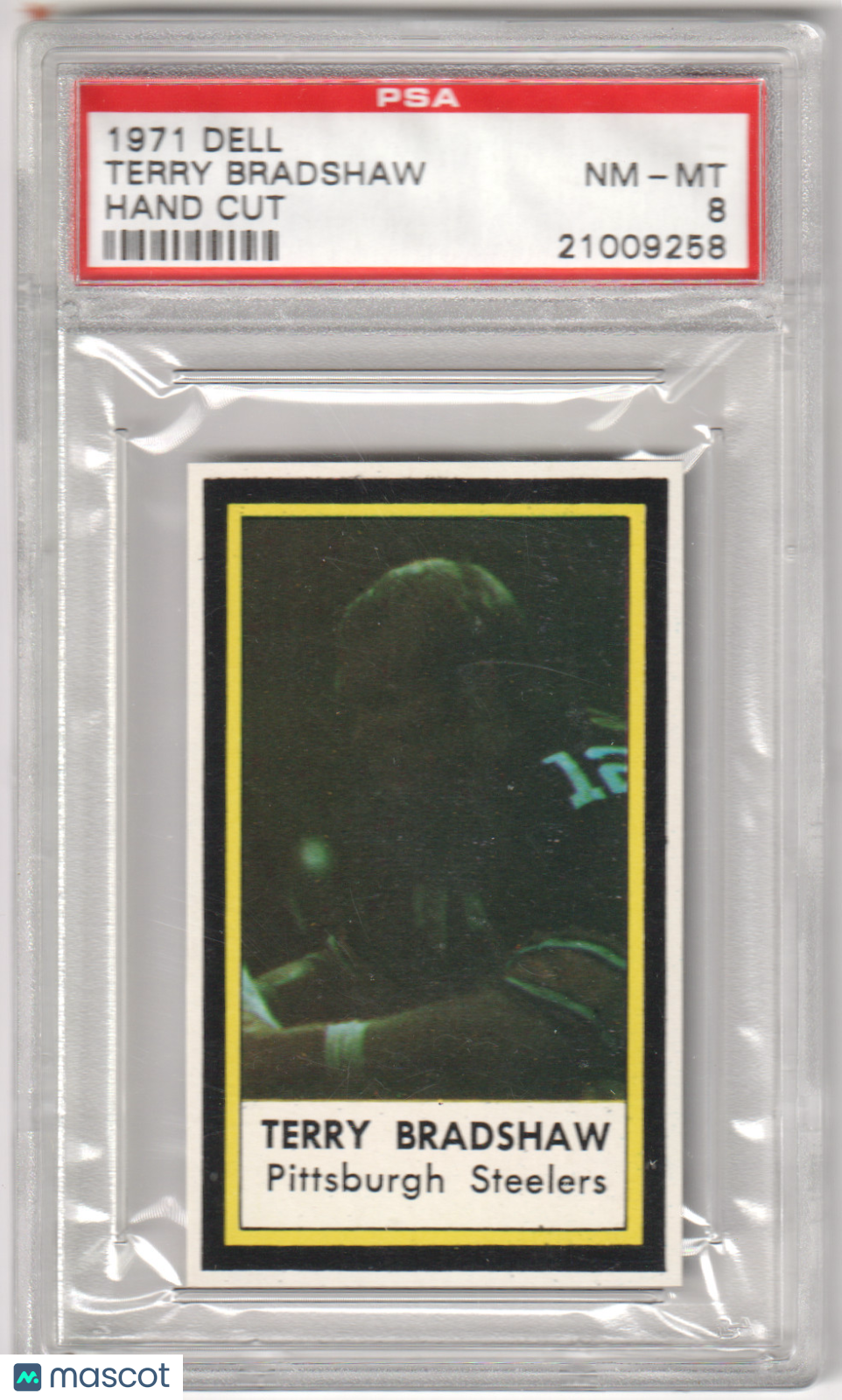TERRY BRADSHAW 1971 Dell RC Rookie PSA 8 NM-MT - STEELERS