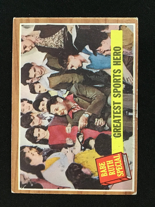 Babe Ruth 1962 Topps Babe Ruth Special Greatest Sports Hero New York Yankees - Columbia Hobby - Sports Card Boxes - Toploaders - Card Savers