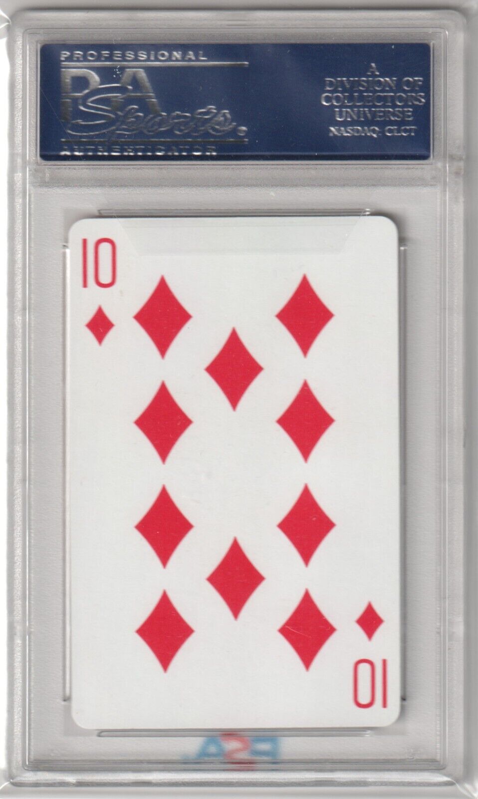 BABE RUTH 1973 US Playing Cards 10 of Diamonds PSA 10 GEM MINT - YANKEES - Columbia Hobby - Sports Card Boxes - Toploaders - Card Savers