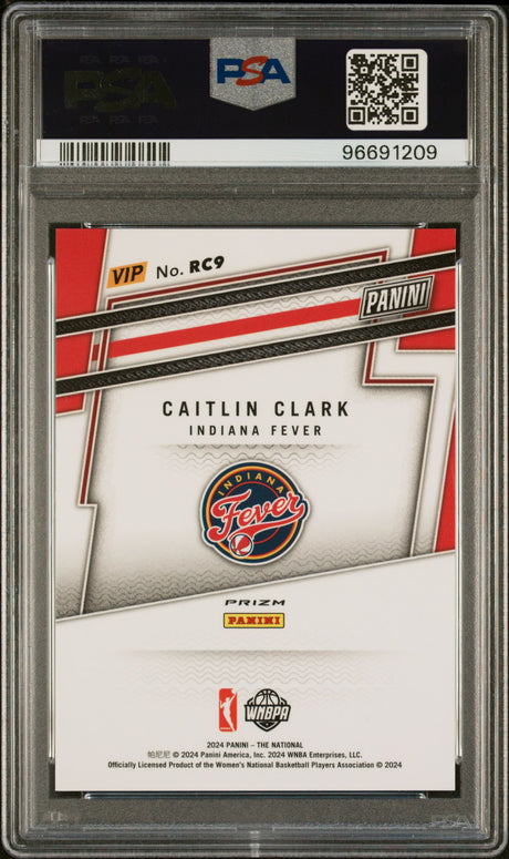 CAITLIN CLARK 2024 Panini National VIP Gold Rookie Scope RC #RC9 PSA 9 MINT