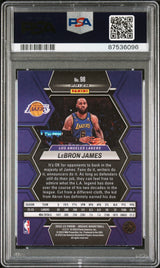 LeBRON JAMES 2022 Panini Mosaic Silver Prizm PSA 9 MINT Pop 13
