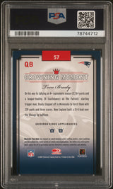 TOM BRADY 2003 Donruss Gridiron Kings #57 PSA 8 NM - PATRIOTS