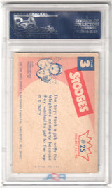 1959 The 3 Stooges Next Time We'll Take #25 PSA 5