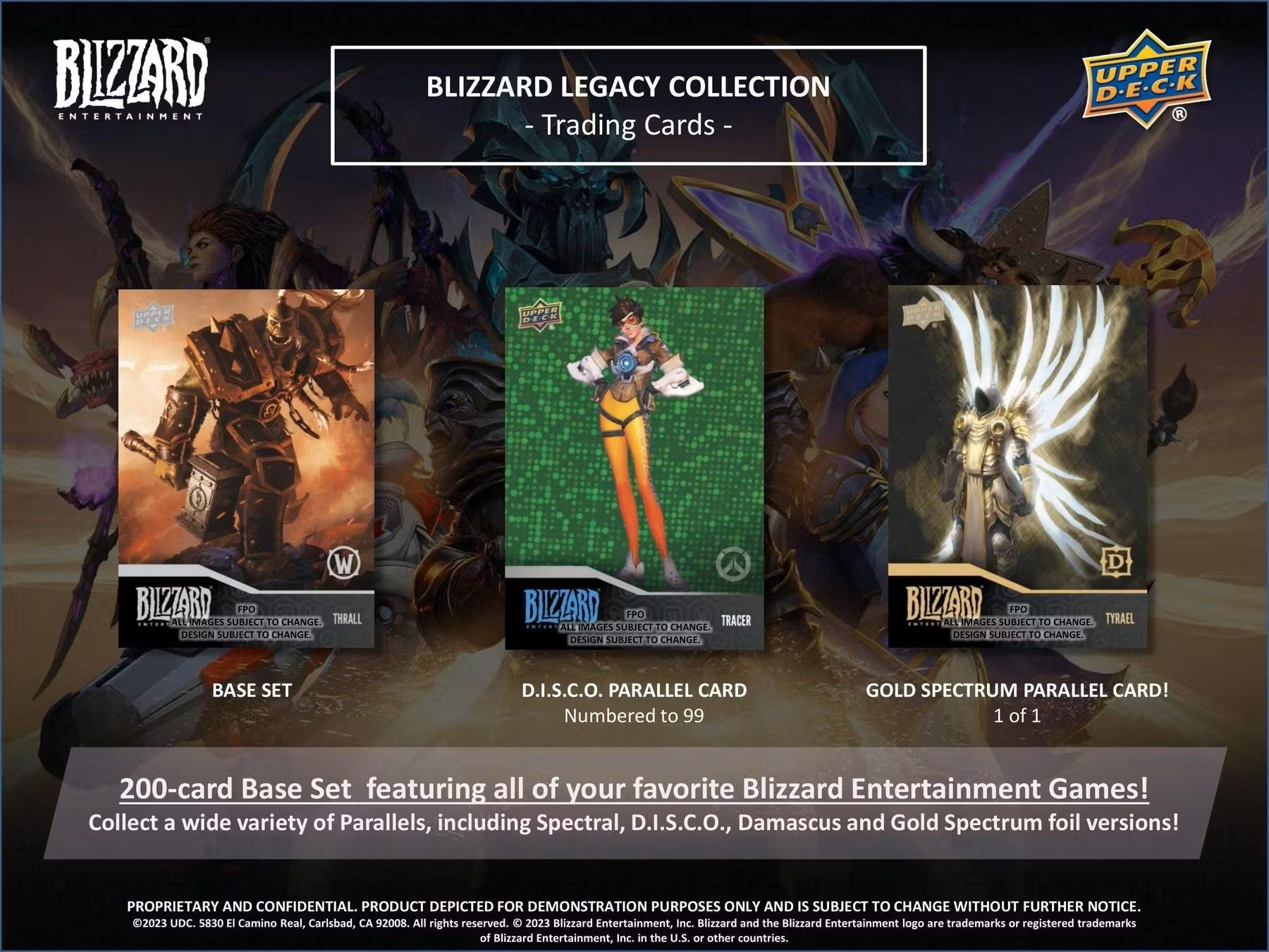Blizzard Entertainment Legacy Collection Hobby Box (Upper Deck 2023) - Columbia Hobby - Sports Card Boxes - Toploaders - Card Savers