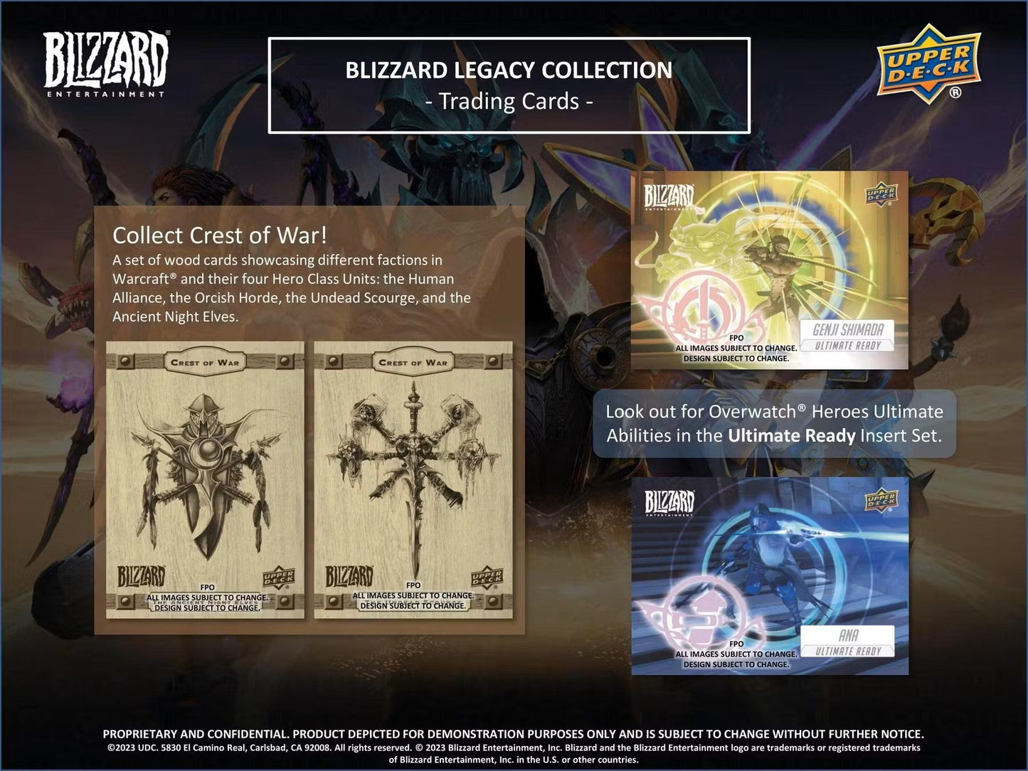 Blizzard Entertainment Legacy Collection Hobby Box (Upper Deck 2023) - Columbia Hobby - Sports Card Boxes - Toploaders - Card Savers