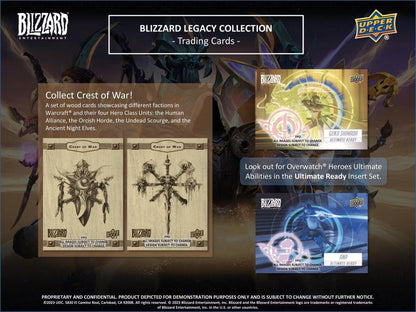 Blizzard Entertainment Legacy Collection Hobby Box (Upper Deck 2023) - Columbia Hobby - Sports Card Boxes - Toploaders - Card Savers