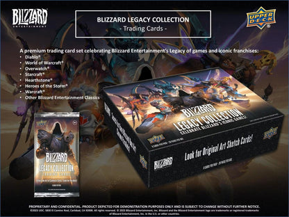 Blizzard Entertainment Legacy Collection Hobby Box (Upper Deck 2023) - Columbia Hobby - Sports Card Boxes - Toploaders - Card Savers