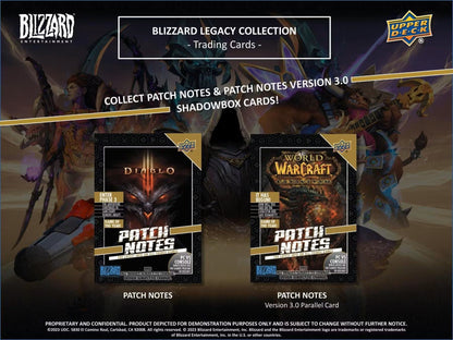 Blizzard Entertainment Legacy Collection Hobby Box (Upper Deck 2023) - Columbia Hobby - Sports Card Boxes - Toploaders - Card Savers