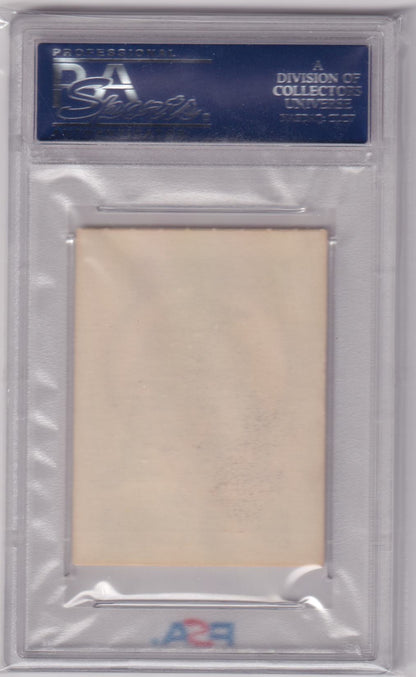 BOSTON PATRIOTS 1961 Topps Stickers Without Letter Tab PSA 8 NM - MT - Columbia Hobby - Sports Card Boxes - Toploaders - Card Savers
