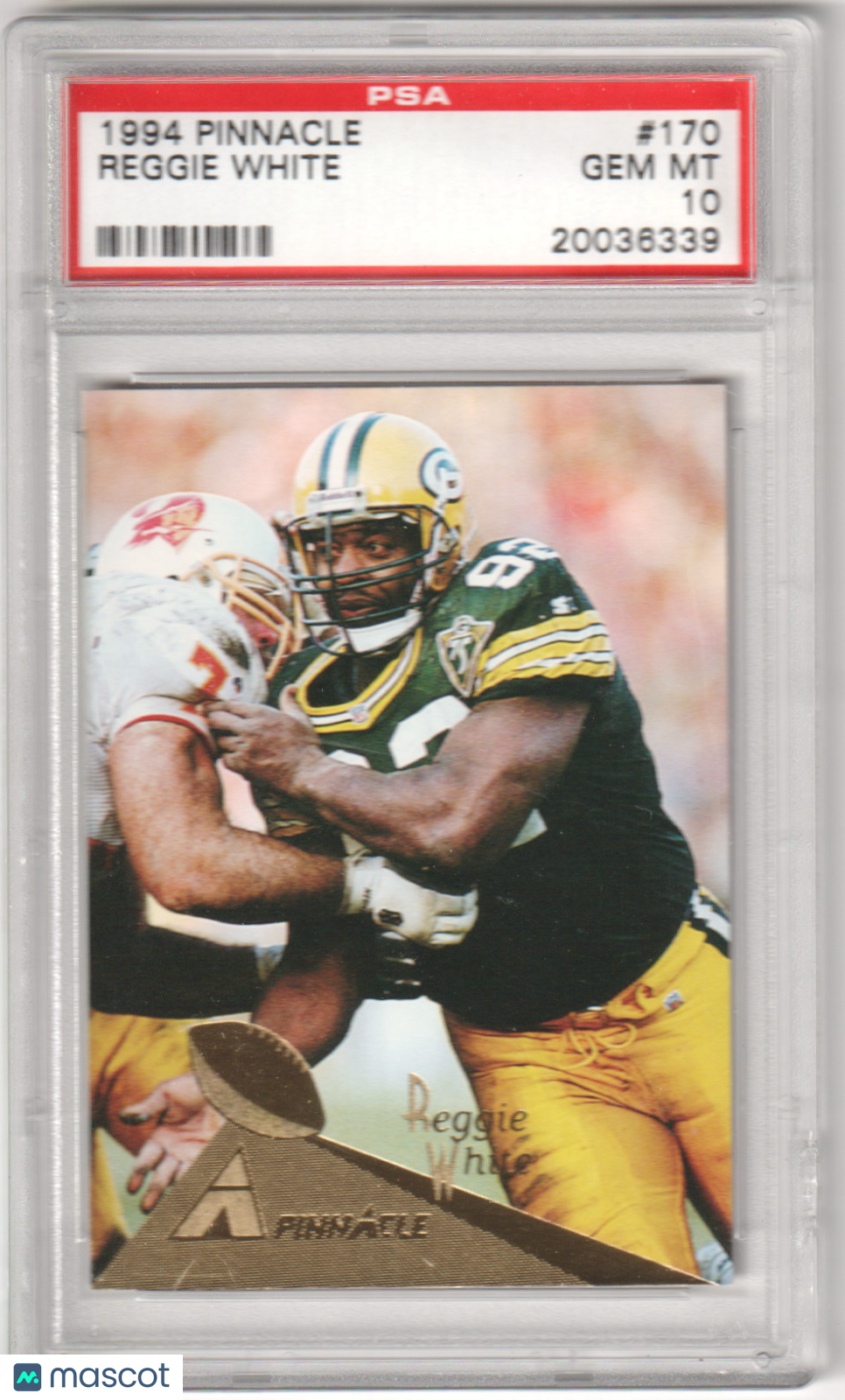 REGGIE WHITE 1994 Pinnacle #170 PSA 10 GEM MINT - PACKERS