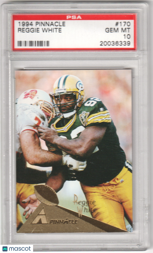 REGGIE WHITE 1994 Pinnacle #170 PSA 10 GEM MINT - PACKERS