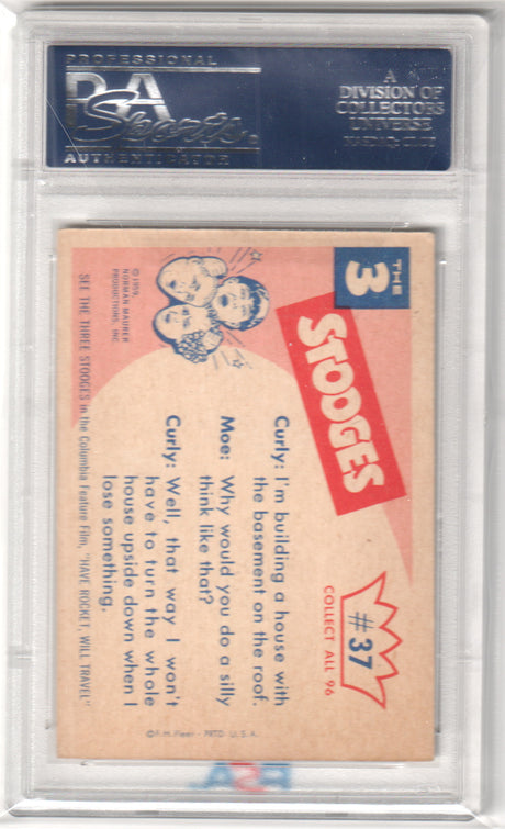 1959 The 3 Stooges I Told You To Turn #37 PSA 5