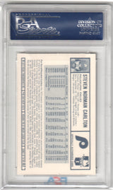 STEVE CARLTON 1973 Kellogg's Pro Stars #7 PSA 9 MINT - PHILLIES