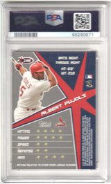 ALBERT PUJOLS 2001 Topps Stars RC Rookie #198 PSA 9 MINT - CARDINALS