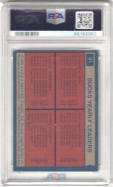 Milwaukee Bucks 1974-75 Topps #91 Robertson Jabbar Team Leaders PSA 5 EX