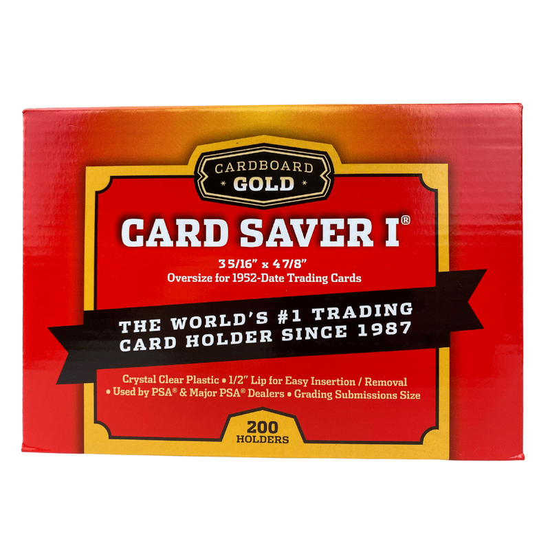 200ct Card Saver 1 - Red Box - PSA Grading Card Submissions Semi Rigid Holders