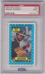 REGGIE JACKSON 1974 Kellogg's 3-D Super Stars #20 PSA 9  MINT - ATHLETICS